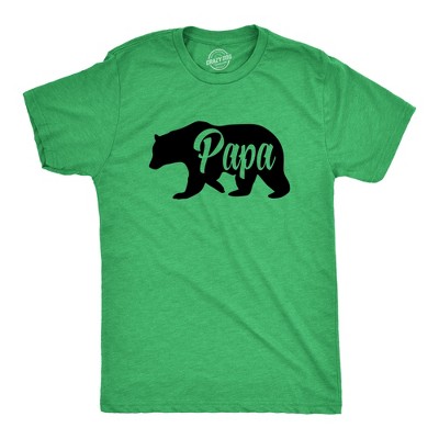Mens Papa Bear Funny Shirts for Dads Gift Idea Humor Novelty Tees Family T shirt - Crazy Dog Men's T Shirt