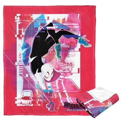 Marvel Spider-Man Across The Spiderverse Gwen Swing Silk Touch Throw Blanket 50x60 Inches