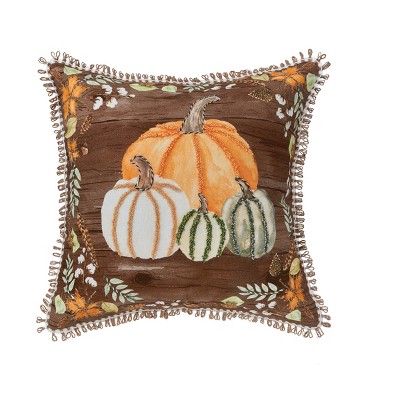 C&F Home Autumn Pumpkins 18" x 18" Throw Pillow