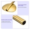 Unique Bargains Stainless Steel Reusable Long Handle Heart Shaped Spoon Straws 8 Pcs - 3 of 4