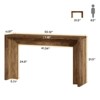 Tribesigns 55.12" Farmhouse Console Table, Narrow Wooden Sofa Table For Entryway, Hallway, Living Room, Foyer - 3 of 4