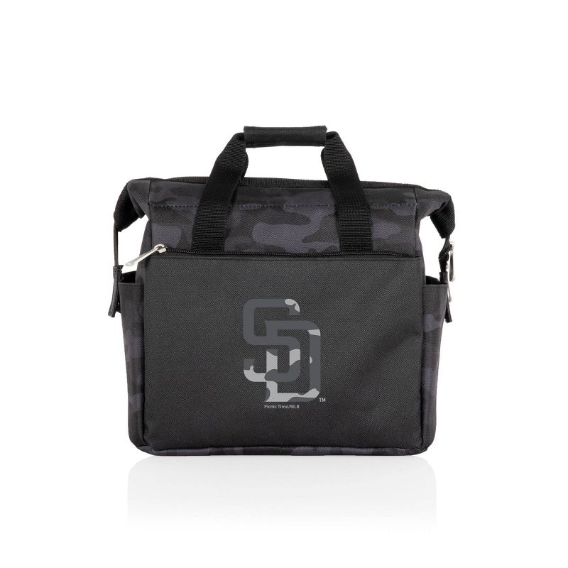 MLB San Diego Padres On The Go Soft Lunch Bag Cooler - Black Camo, 1 of 5