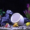 Unique Bargains Ceramic Aquarium Hideaway Rock Cave Fish Tank Decoration White 4"x3.7" - 3 of 4