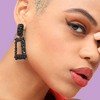 SOHI Women's Corroded Drop Earrings - 3 of 3