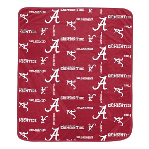 NCAA Alabama Crimson Tide Homefield Flipped Wordmark Throw Blanket - 1 of 1