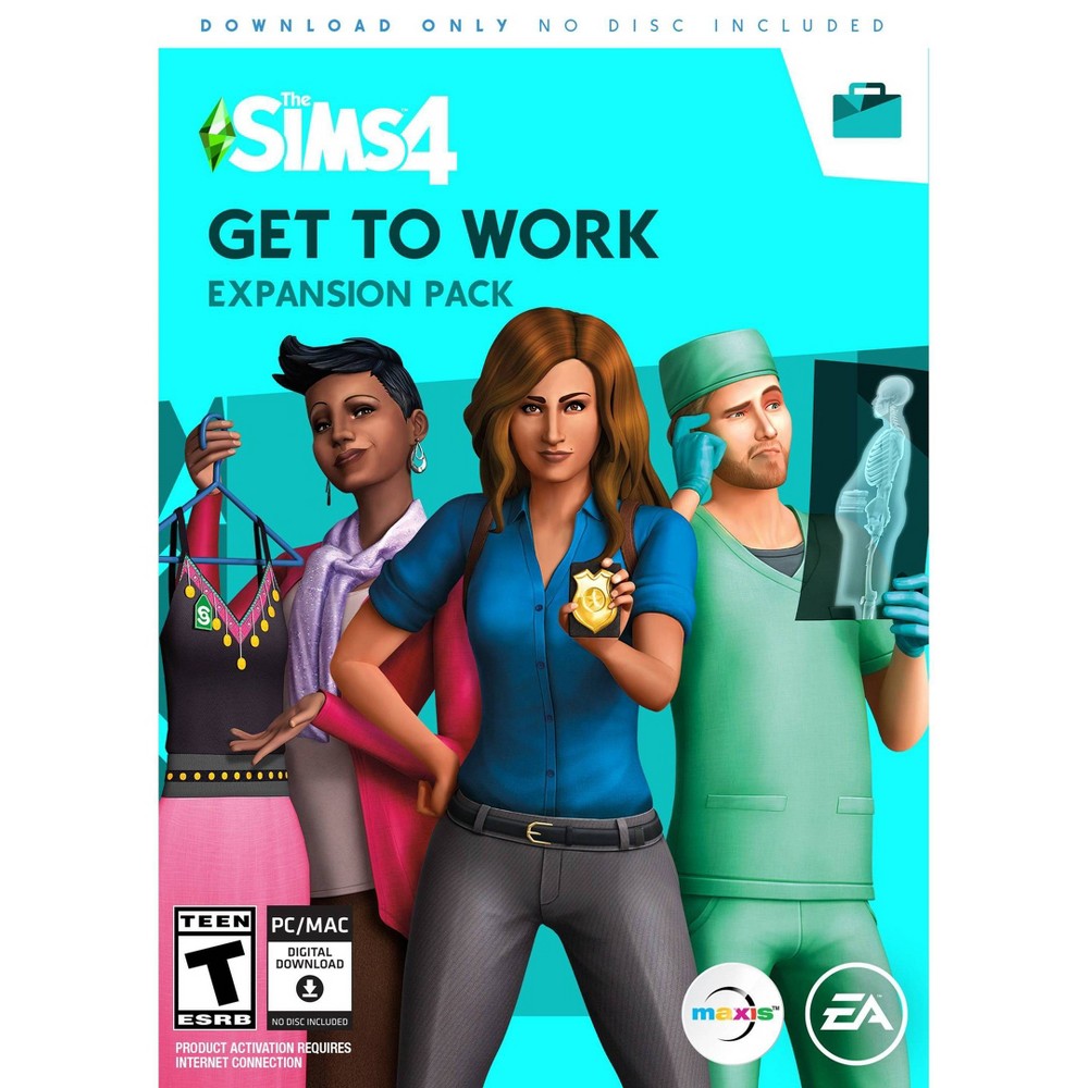 The Sims 4 Get To Work PC Game was $39.99 now $19.99 (50.0% off)