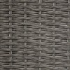 Palm Harbor Outdoor Wicker Pool Storage Caddy - Weathered Gray - Crosley: UV-Resistant Patio Bin with Swivel Casters - image 3 of 4