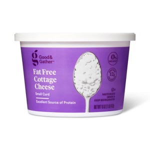 Fat Free Small Curd Cottage Cheese - 16oz - Good & Gather™ - 1 of 3