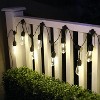 10ct Integrated LED Edison Bulb String Lights with Timer - Black Wire - Alpine Corporation - 2 of 4