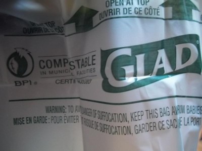 Glad 2.6 Gal. Compostable Green Trash Bags (22-Count) 1258779270