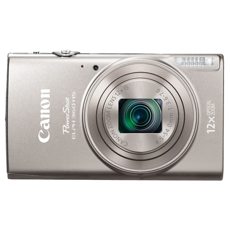 Canon PowerShot ELPH360 Camera - Dark Silver (1078C001), 4 of 6