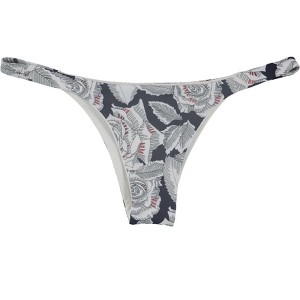 Tavik Womens Heather Minimal Coverage Floral Bikini Swim Bottom - 1 of 2