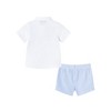 Andy & Evan  Infant Chambray Polo and Vest Set - 2 of 4