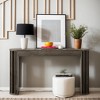 Hommoo 59" Console Table Dark Gray - 2 of 4