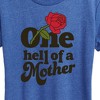 Women's - Instant Message - One Hell Of A Mother Short Sleeve Graphic T-Shirt - 2 of 4