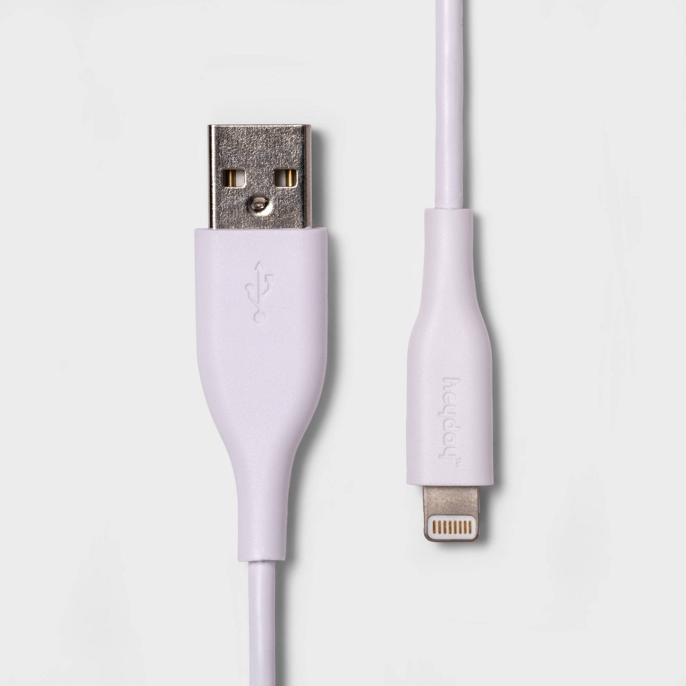 3' Lightning to USB-A Round Cable - heyday™ White