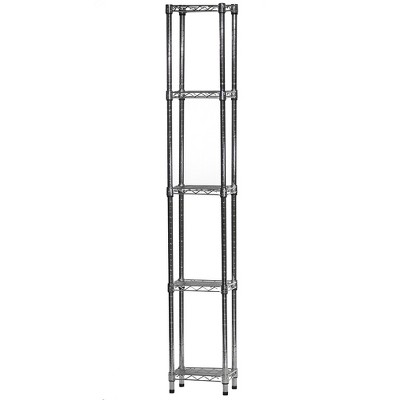 Shelving.com Chrome Wire Shelving with 5 Tier Shelves -