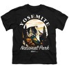 Yosemite National Park Classic Kids T Shirt For Youth Black - 2 of 4