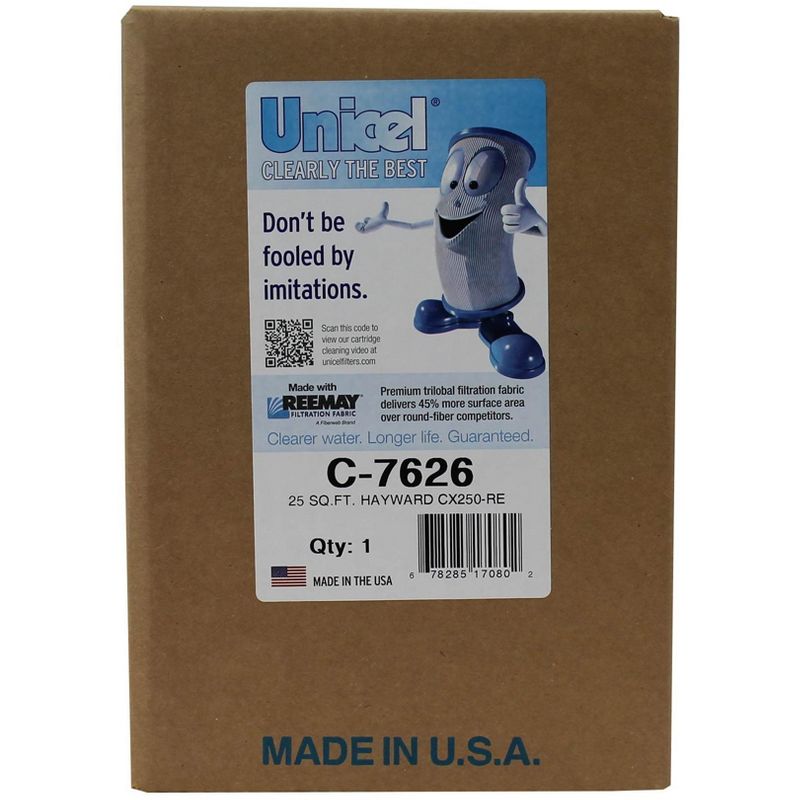 Unicel C-7626 25 Square Foot Media Replacement Pool Hot Tub Spa Filter Cartridge with 111 Pleats, 5 of 7