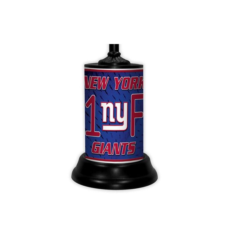 NFL 18-inch Desk/Table Lamp with Shade, #1 Fan with Team Logo, New York Giants, 2 of 4