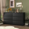 CIPACHO Modern White 6-Drawer Dresser - Roomy Double Dresser for Home - 2 of 4