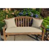 Casual Cushion Solid Sunbrella Fabric 1-Piece Indoor/Outdoor Square Throw Pillow, 15"W x 15"L - 2 of 4