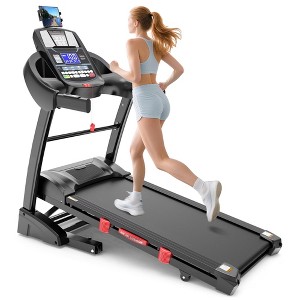 2026 Folding Treadmill 4.8HP 15% Incline 12 MPH 300lbs Bluetooth