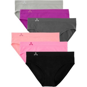 Balanced Tech Women's Seamless Bikini Panties 6-Pack - Aquatic Group - Large - 1 of 2