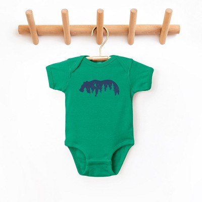 The Juniper Shop Bear Trees Baby Bodysuit