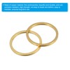 Unique Bargains DIY Craft Copper Jewelry Making Versatile Earring Beading Hoops 30 Pcs - 4 of 4