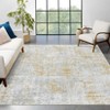 Washable Area Rug Modern Abstract Non Slip Rugs Foldable Low Pile Contemporary Indoor Carpet for Bedroom Office Kids Room Guest Room Study Room - 2 of 4