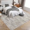 Washable Rugs for Living Room Modern Distressed Bedroom Rug Soft Large Area Rug Non Slip Throw Rugs Low Pile Stain Resistant Carpet for Dining Room - 2 of 4