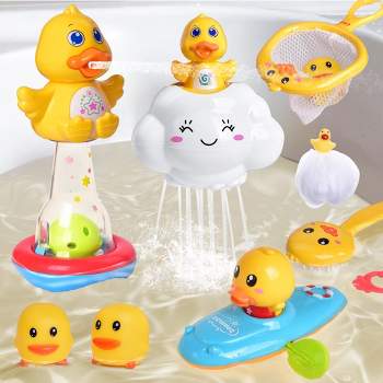 Fun Little Toys Duckie Bath Toys, 8 pcs