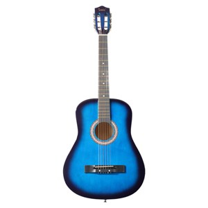 TopComfy Toy Guitars and String Instruments Round Acoustic Guitar With Accessories Kids Learning Toy Kids Fun For Kids, Blue, 40.94"*18.9"*5.71" - 1 of 4