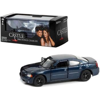2006 Dodge Charger Police Midnight Blue Pearlcoat  "Castle" (2009-2016) TV Series 1/43 Diecast Model Car by Greenlight