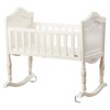 Orbelle Venitan GaGa Wood Rocking Classic Bassinet Great For Nursery Bedroom Den Living Room - 2 of 4