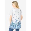 Woman Within Short-Sleeve Pintucked Henley Tunic - 3 of 4
