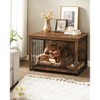 Feandrea Dog Crate Furniture, Modern Kennel for Dogs , Heavy-Duty Dog Cage with Multi-Purpose Removable Tray, Double-Door Dog House - 2 of 4