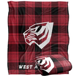 University Of West Alabama Campus Plaid Spirit Silky Touch Super Soft Throw Blanket 50x60 - 1 of 4