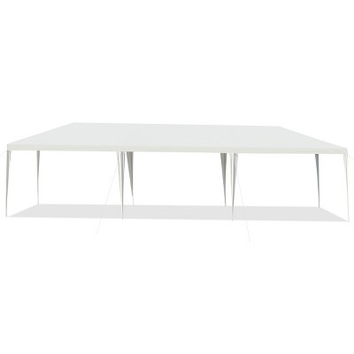 Tangkula 10' x 30' Outdoor White Wedding Party Event Tent Gazebo Canopy Pavilion