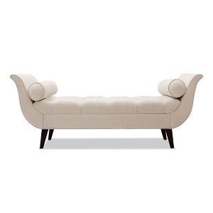 Jennifer Taylor Home Alma Tufted Flared Arm Entryway Bench - 1 of 4