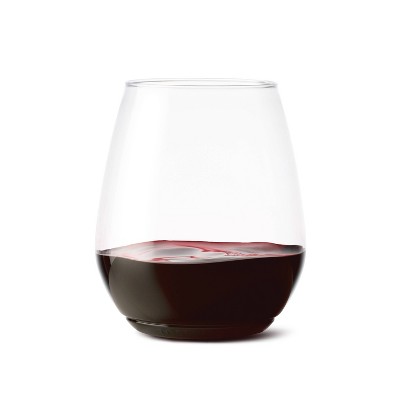 18oz Tumbler Plastic Wine Glasses Set of 48 Clear - TOSSWARE