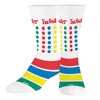 Cool Socks, Twister Colors, Funny Novelty Socks, Large - 2 of 3