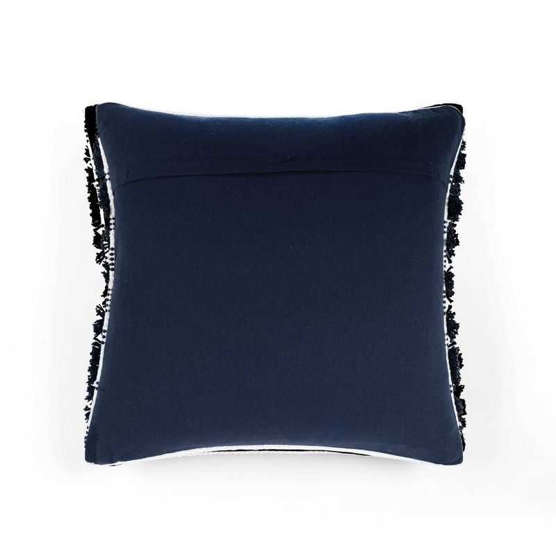 20&#34;x20&#34; Oversize Spencer Square Throw Pillow Navy Blue - Lush D&#233;cor, 5 of 6