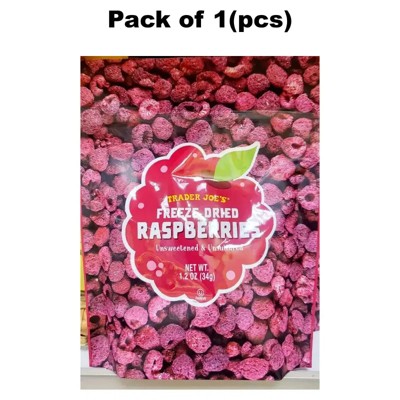 Freeze-Dried Raspberries – Unsweetened & Unsulfured Natural Fruit Snack