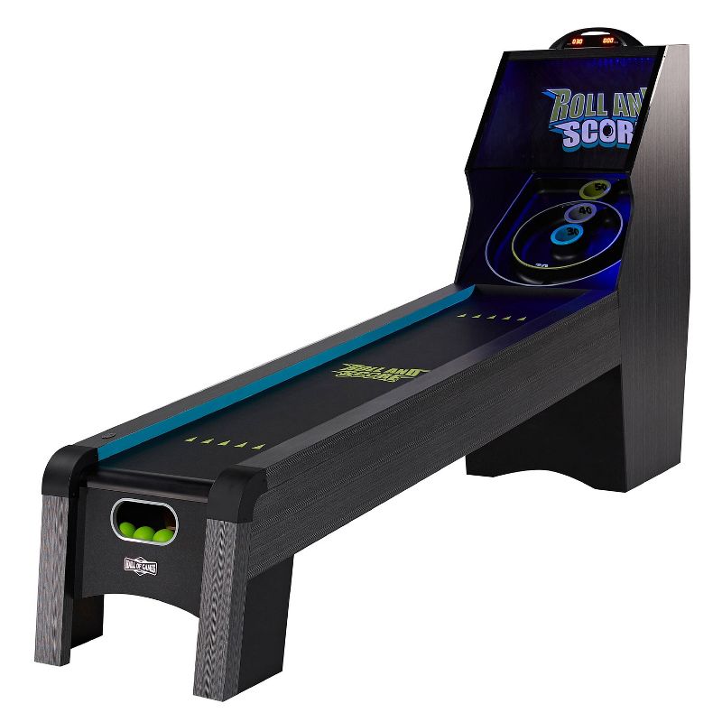 Hall of Games 9&#39; Roll and Score with LED lights and Electornic Scorer - Black, 1 of 11