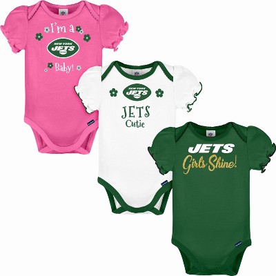 Nfl Green Bay Packers Baby Girls' Onesies 3pk Set - 12m : Target