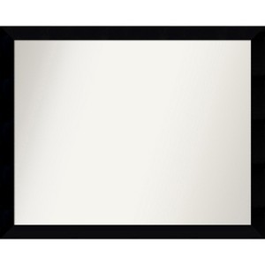 Amanti Art Black Museum Non-Beveled Wood Bathroom Wall Mirror - 1 of 4
