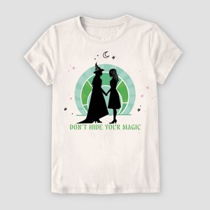 Girls' Wicked Short Sleeve T-Shirt - Ivory - 1 of 3