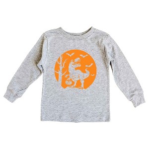 The Juniper Shop Dinosaur Moon Toddler Long Sleeve Tee - 1 of 3